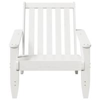 Tuinstoel Adirondack 75x77x77 cm massief grenenhout wit - thumbnail