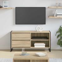 TV-kast met lade Sonoma 100 x 36 x 49,5 cm Bewerkt hout - thumbnail