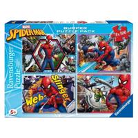 Ravensburger Puzzel Spiderman 4 In 1 100 Stukjes - thumbnail