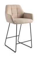 Jesper Home Noto barkruk H65 Overnight Oats slide black - thumbnail