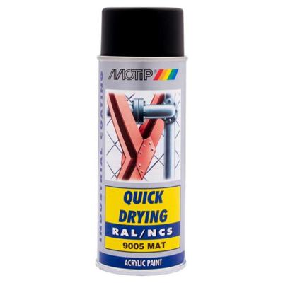 SPUITBUS ZWART MAT 400 07238 SPUITBUS ZWART MAT 400 07238