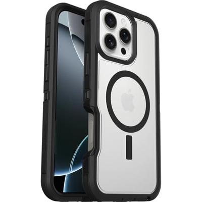 Otterbox Defender XT Case Apple iPhone 16 Pro Zwart, Transparant Stootbestendig