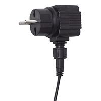 Zwembadwaterval met LED's rechthoekig 60 cm roestvrij staal - thumbnail