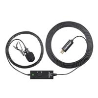 Mantona Lavalier Microfoon voor GoPro 3/3+/4, Lavalier-condensatormicrofoon, 2,8 m, mini-USB-stekker, GoPro 3 3+ 4 - thumbnail