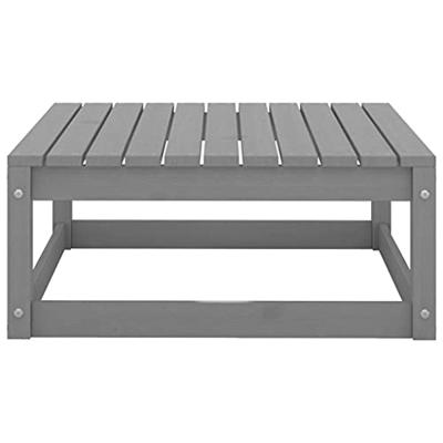 2-delige Loungeset met kussens massief grenenhout grijs 2-delige Loungeset met kussens massief grenenhout grijs
