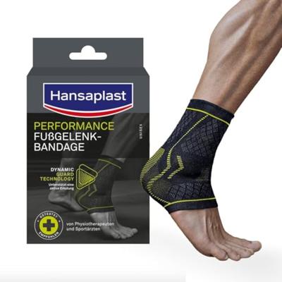 Hansaplast Sport Enkelbrace Zwart
