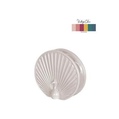 Vaas Peacock crème Ø6,5 L15xH13,6cm