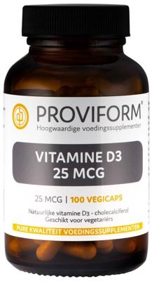 Proviform Vitamine D3 25mcg (100 vega caps)