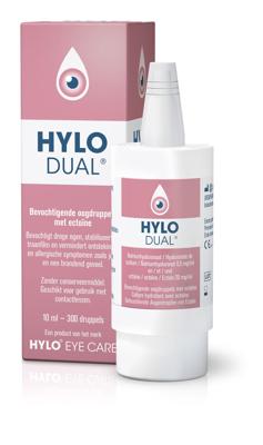 Hylo Dual Bevochtigende Oogdruppels bij Geïrriteerde Ogen 10ml