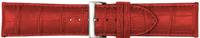 Horlogeband Poletto 454S.07.24 Leder Rood 24mm - thumbnail