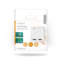 Nedis Netwerk Wanddoos | 2 poort(en) | STP CAT6 | Female | Wit | 1 stuks - CCGP89130WT CCGP89130WT - thumbnail