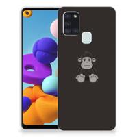 Samsung Galaxy A21s Telefoonhoesje met Naam Gorilla - thumbnail