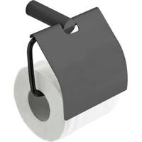 Saqu Lodge toiletrolhouder 11,9x7,4x12,5cm gunmetal - thumbnail