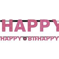 Happy Birthday Letterslinger Sparkling Pink - thumbnail