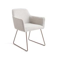 Jesper Home Eetkamerstoel 'Hofu' Slide Rose Gold, kleur Checkers Charm - thumbnail