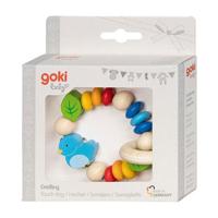 Goki houten grijpring vogel - thumbnail