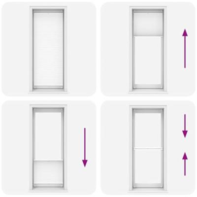 Plissjaloezie 90x200 cm wit