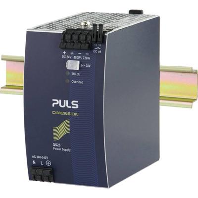 PULS QS20.244 DIN-rail netvoeding 24 V/DC 20 A 480 W Aantal uitgangen:1 x Inhoud 1 stuk(s)