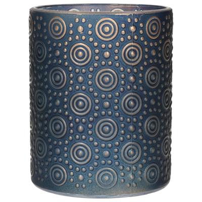 Countryfield theelichthouder hailey m blauw 10 cm | 24 stuks