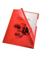 Bene Zichttassen DIN A4 PVC 0.15 mm Rood (transparant) 205000RT 100 stuk(s) - thumbnail