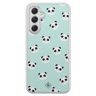 Samsung Galaxy A54 hybride hoesje - Panda print Samsung Galaxy A54 hybride hoesje - Panda print