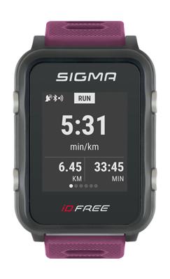 Sigma iD.FREE Sporthorloge GPS - Paars Sigma iD.FREE Sporthorloge GPS - Paars
