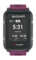 Sigma iD.FREE Sporthorloge GPS - Paars - thumbnail