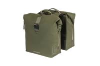Dubbele fietstas Basil SoHo Nordlicht 41 liter 31 x 13 x 37 cm - mosgroen - thumbnail