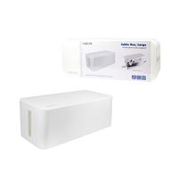 LogiLink LogiLink Kabelbox - Kabelmanagement-Box - weiß KAB0063 Kabelbehuizing 133.5 x 407 x 157 Kunststof Wit 1 stuk(s) - thumbnail