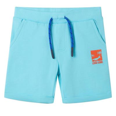 Kindershorts met trekkoord 128 zeeblauw Kindershorts met trekkoord 128 zeeblauw