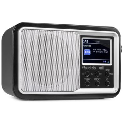 Audizio Parma draagbare DAB radio met Bluetooth en FM radio - Zilver Audizio Parma draagbare DAB radio met Bluetooth en FM radio - Zilver
