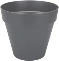 Elho loft urban rond weels bloempot 50 cm antraciet - thumbnail