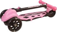 Nieuwe sport 3-wiel scooter roze - thumbnail
