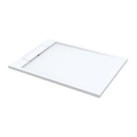Douchebak Best Design Decent 120x90x3.5 cm Solid Surface Mat Wit - thumbnail