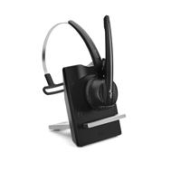 EPOS 1000998 On Ear headset Telefoon DECT Mono Zwart Noise Cancelling Microfoon uitschakelbaar (mute) - thumbnail
