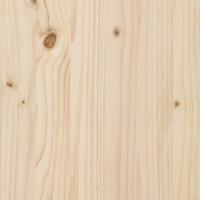 Bedframe zonder matras massief hout 140x200 cm - thumbnail