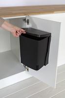 Brabantia inbouwemmer afvalverzamelaar 10 liter black - thumbnail