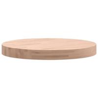 Tafelblad rond Ø40x4 cm massief beukenhout - thumbnail
