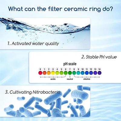 Nobleza - Filterringen van keramiek, biologisch filter voor aquaria, 1000 g in zakken