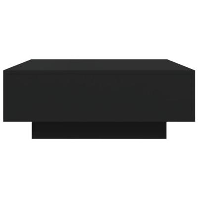 Salontafel 80x80x31 cm spaanplaat zwart