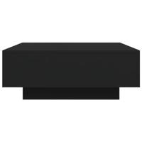 Salontafel 80x80x31 cm spaanplaat zwart - thumbnail