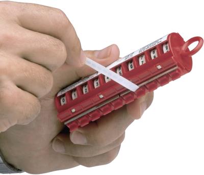 3M 80-6114-2802-2 Bedrukte plakmarkering Opdruk 9 SDR-9