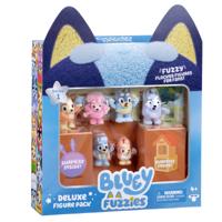 Bluey Fuzzies deluxe speelfigurenset 8-delig blind box - thumbnail