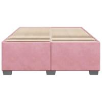 Bedframe fluweel roze 140x190 cm - thumbnail