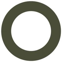 VidaXL Geschikt voor platte boomringen 5 pcs olijfgroen ø60 / 90 cm - thumbnail