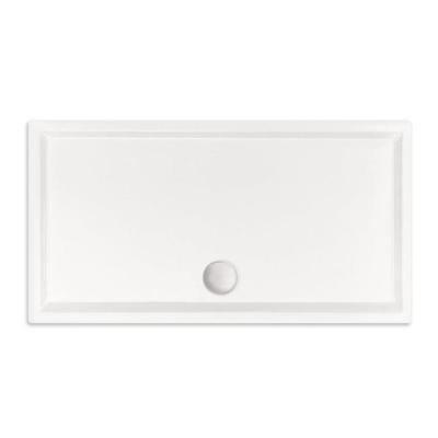 Xenz Mariana douchebak - 90x80x7 - Acryl - wit 6835-01 Xenz Mariana douchebak - 90x80x7 - Acryl - wit 6835-01