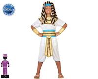 Kostuums voor Kinderen Th3 Party Egyptische Koning Wit (6 Onderdelen) - Maat: 3-4 Jaar - Maat: 3-4 Jaar - thumbnail