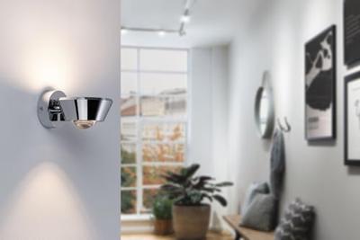 Paulmann Sabik 70947 LED-wandlamp voor badkamer 9 W Warmwit Chroom (glanzend) Paulmann Sabik 70947 LED-wandlamp voor badkamer 9 W Warmwit Chroom (glanzend)