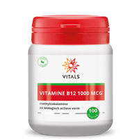 Vitals Vitamine B12 1000mcg Zuigtabletten - thumbnail