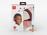 JBL Jr 310BT - Overear hoofdtelefoon voor kinderen met Bluetooth en ingebouwde microfoon, in rood - thumbnail